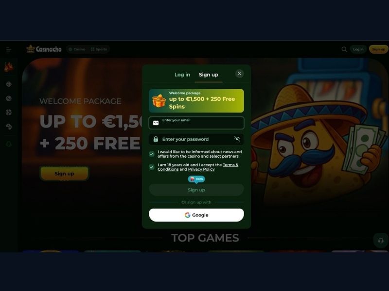 Casinacho Casino Nacho Casino per l'Italia — dati principali della piattaforma