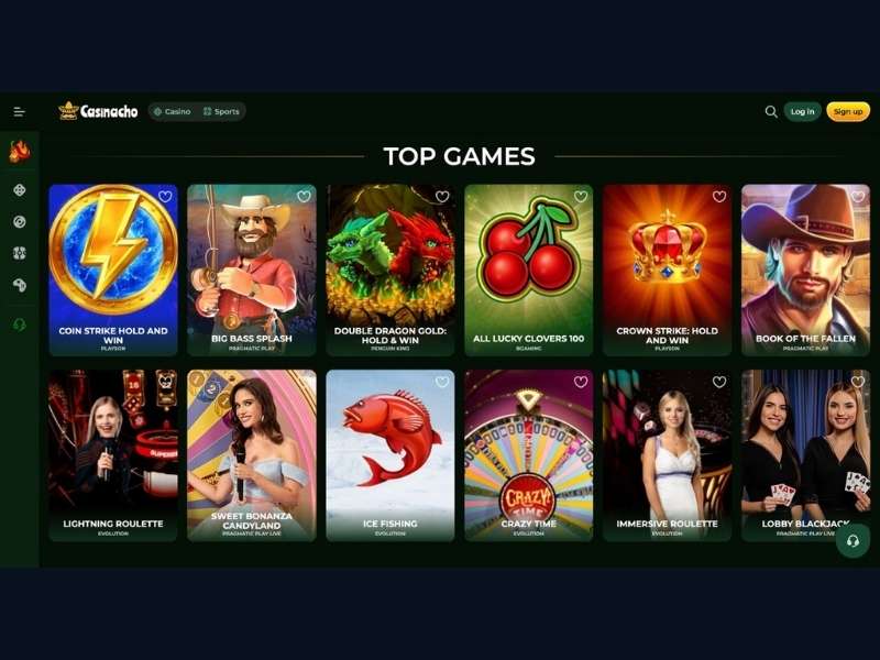 Cashback settimanale e rakeback di Casinacho Casino Nacho Casino per i giocatori italiani